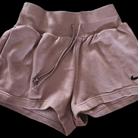Nike Women's Phoenix Hoodie and Short Set Size S - Smokey Mauve - Picture 6 of 7